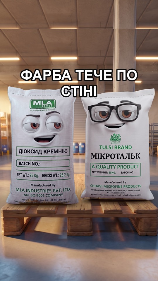 Фарба тече по стіні? Діоксид кремнію як загусник (тиксотропія)