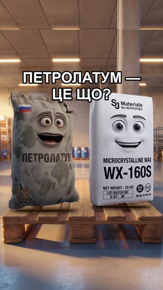 Петролатум — це що? Мазь. А мікрокристалічний віск — ні